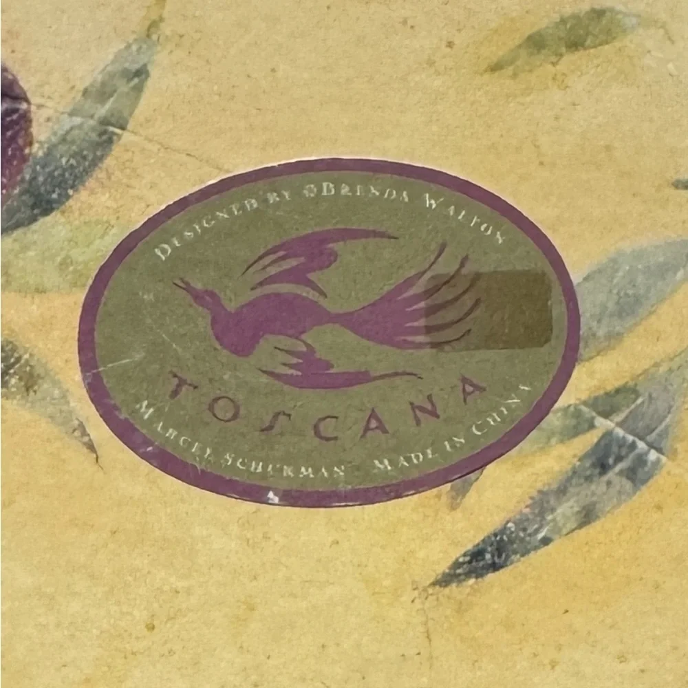 Toscana Recipe Card Box - BOX ONLY- See pics